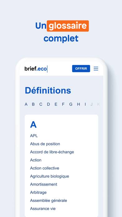 Brief.eco : actu éco expliquée Capture d'écran de l'application