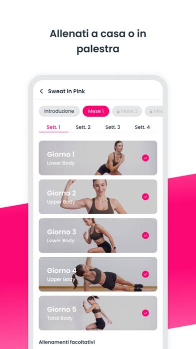 Traininpink: Pilates e Fitness Schermata dell'app #3