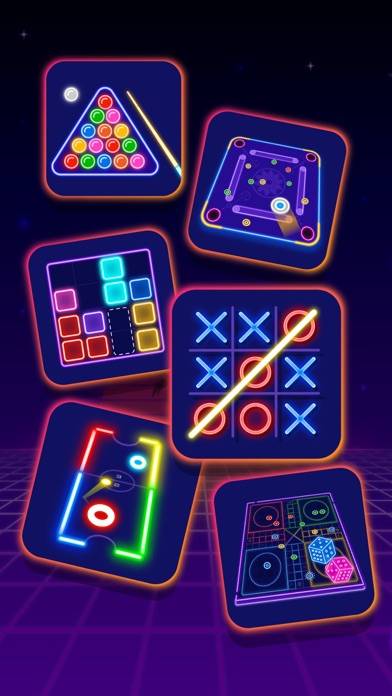 Tic Tac Toe Glow: 2 Player XO App preview #3
