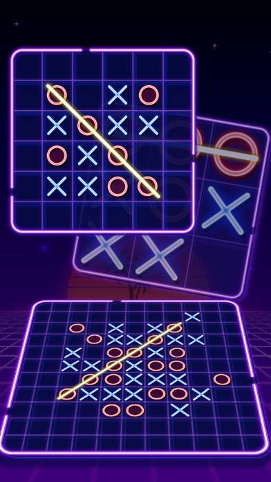 Tic Tac Toe Glow: 2 Player XO App preview #4