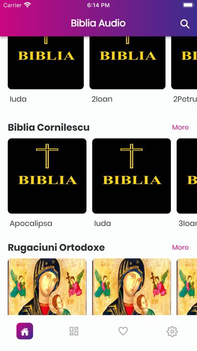 Biblia Ortodoxa Romana Audio App screenshot #2