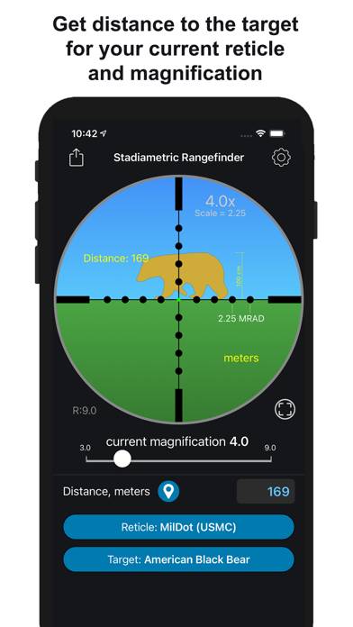 Stadiametric Rangefinder Captura de pantalla de la aplicación #1