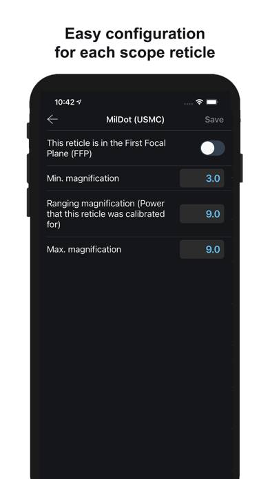 Stadiametric Rangefinder Captura de pantalla de la aplicación #4