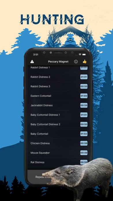 Peccary Magnet App screenshot
