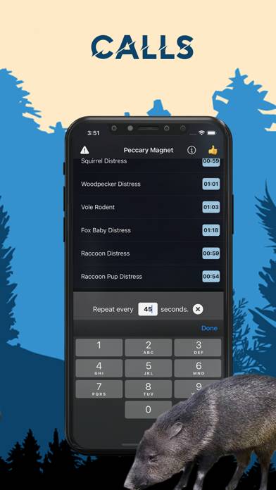 Peccary Magnet App screenshot