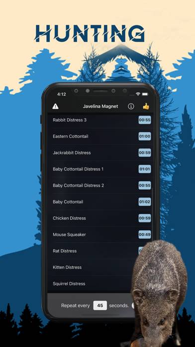 Javelina Magnet- Animal Calls App screenshot #2