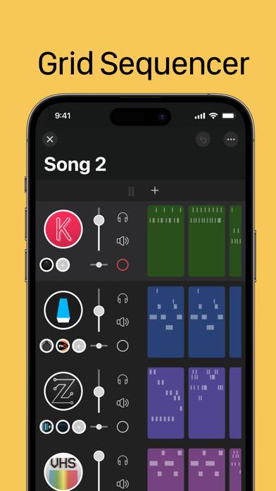 SAND: Sequencer for AUv3, MIDI Schermata dell'app #1