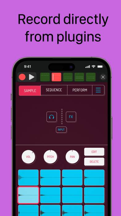 SAND: Sequencer for AUv3, MIDI App screenshot #4
