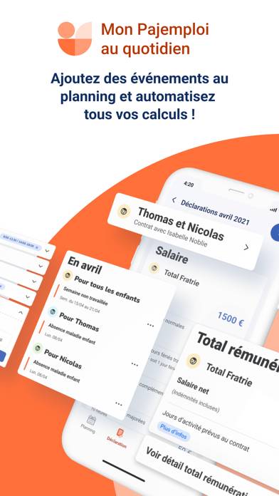 Mon Pajemploi au quotidien Capture d'écran de l'application #1