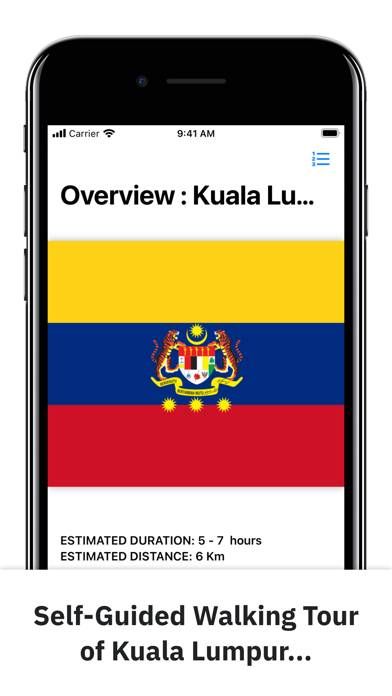 Overview : Kuala Lumpur Guide App screenshot #1