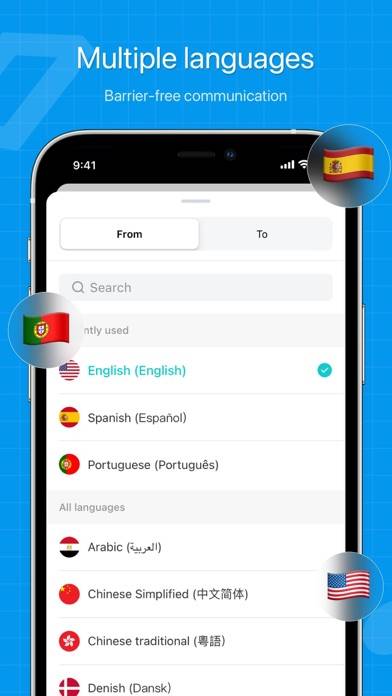 Übersetzer Translator App-Screenshot