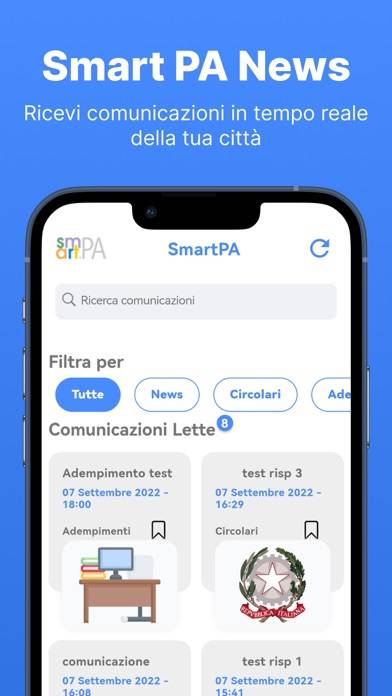 SmartPa Elezioni immagine dello schermo
