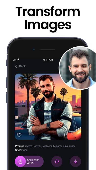 AI Photo Generator: ARTA App-Screenshot #2