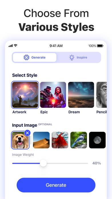 AI Photo Generator: ARTA Captura de pantalla de la aplicación #6