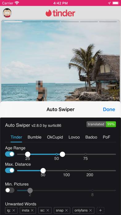 Auto Swiper Capture d'écran de l'application #1