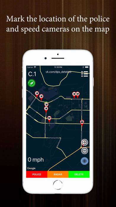 Police Detector Schermata dell'app #1