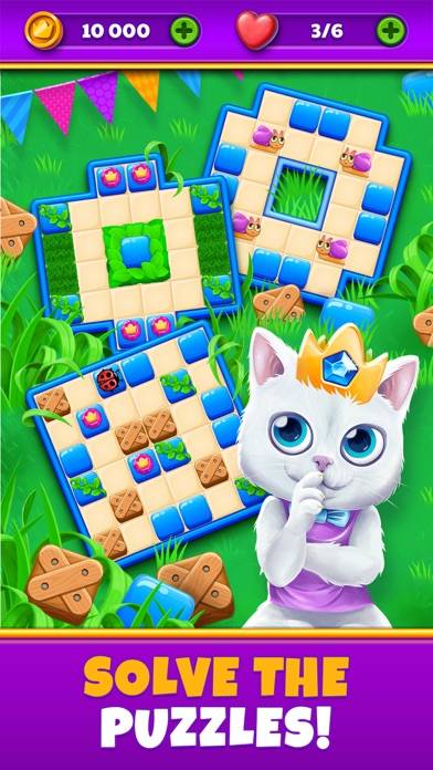 Royal Cat Puzzle game screenshot