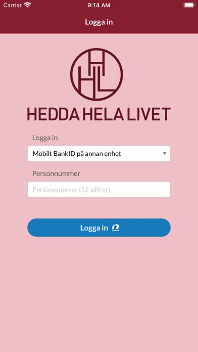 Hedda@Home App skärmdump #1