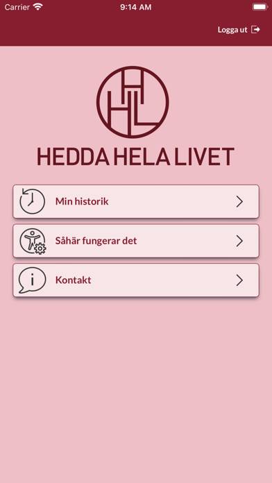 Hedda@Home App skärmdump #2