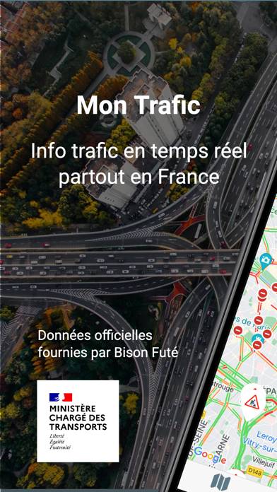 Mon Trafic Capture d'écran de l'application