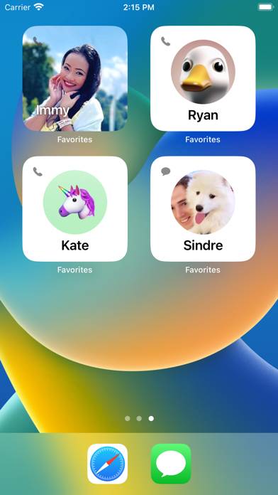 Favorites Widget immagine dello schermo