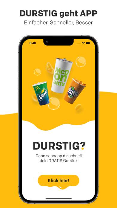 Durstig App-Screenshot