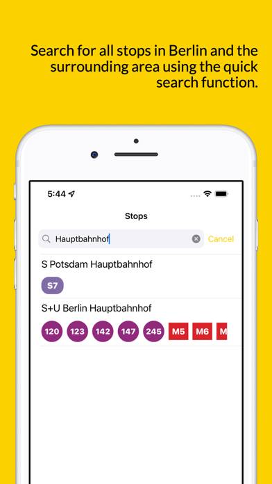 Berlin Bus Tram & UBahn App-Screenshot #3
