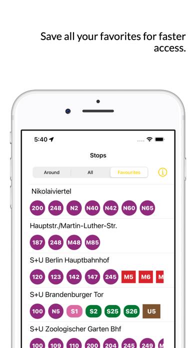 Berlin Bus Tram & UBahn App-Screenshot #4