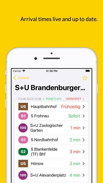 Berlin Bus Tram & UBahn App screenshot #5