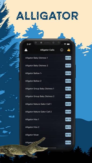 Alligator Magnet-Hunting Calls screenshot