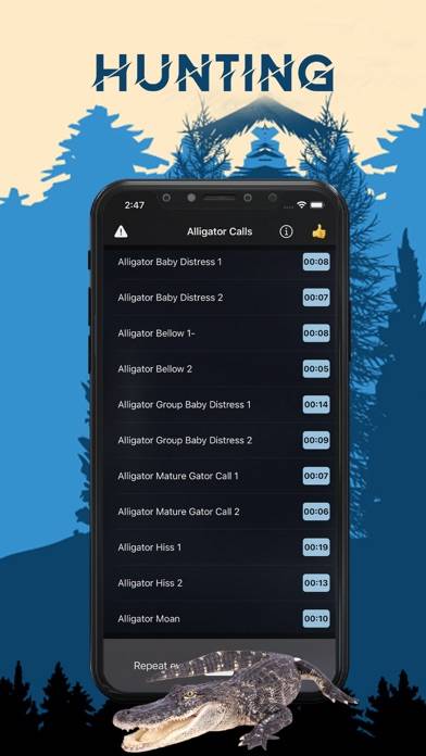 Alligator Magnet-Hunting Calls App screenshot