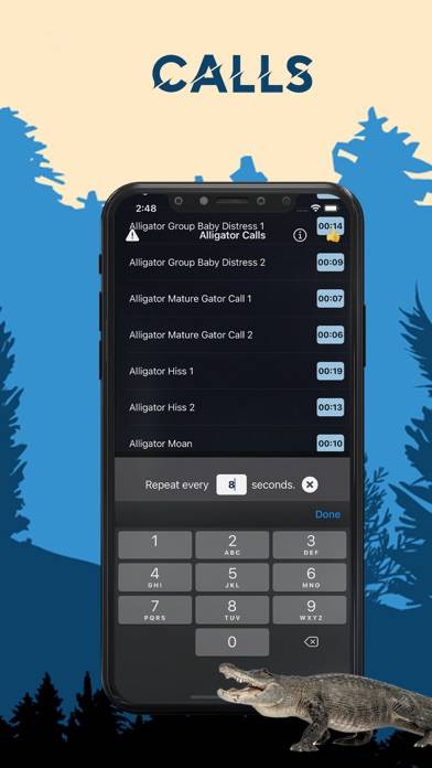 Alligator Magnet-Hunting Calls App screenshot