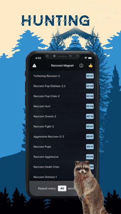 Raccoon Magnet–Raccoon Sounds App screenshot #2