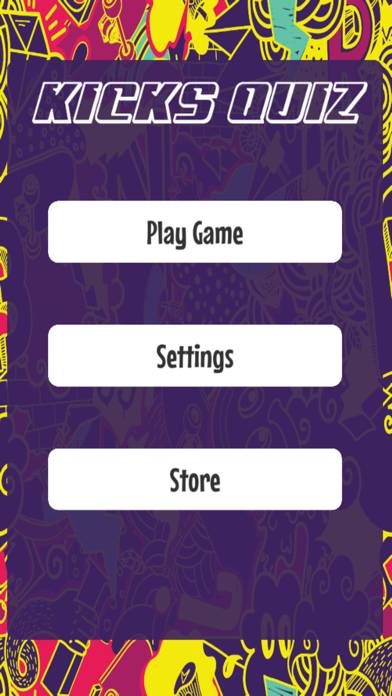 Kicks Quiz game screenshot