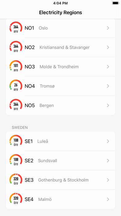 Spot – Electricity prices screenshot #4