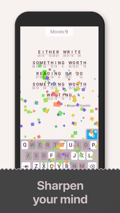 Cryptogram: Word Brain Puzzle Schermata dell'app #5