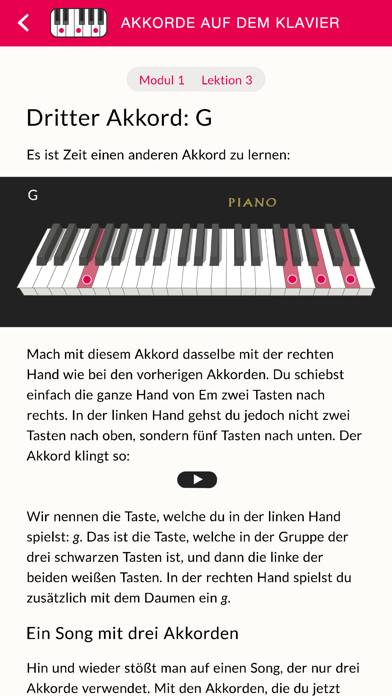 Akkorde auf dem Klavier App-Screenshot #3