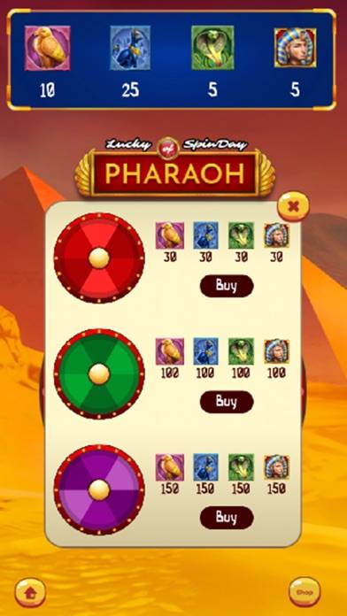 Lucky SpinDay of Pharaoh App screenshot #3