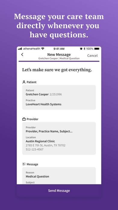 AthenaPatient App screenshot #3