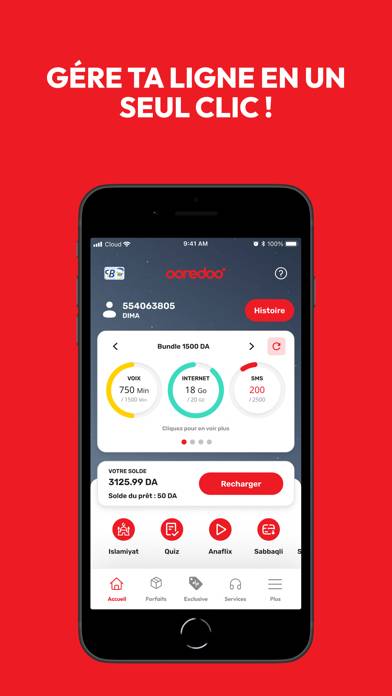 My Ooredoo Algeria Capture d'écran de l'application