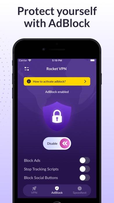 Rocket VPN Capture d'écran de l'application #5