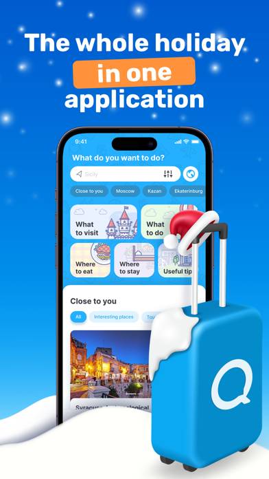 QVEDO izi travel and trip plan App screenshot #1