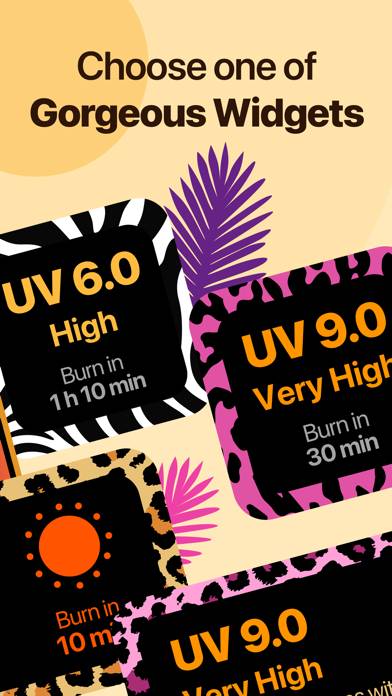 Fashion UV index widget 16 Скриншот приложения #2