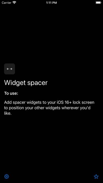 Widget spacer Captura de pantalla de la aplicación #4