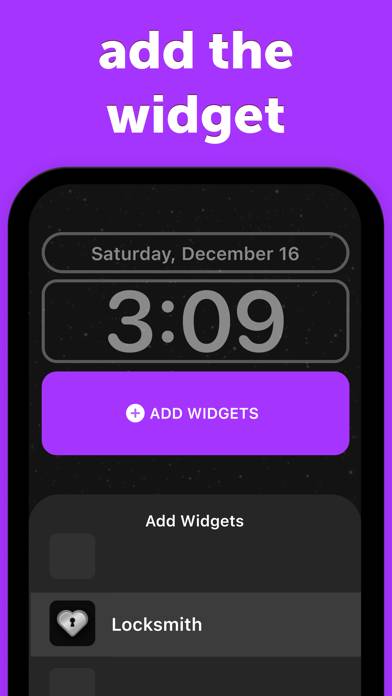 Locksmith widget App screenshot #4