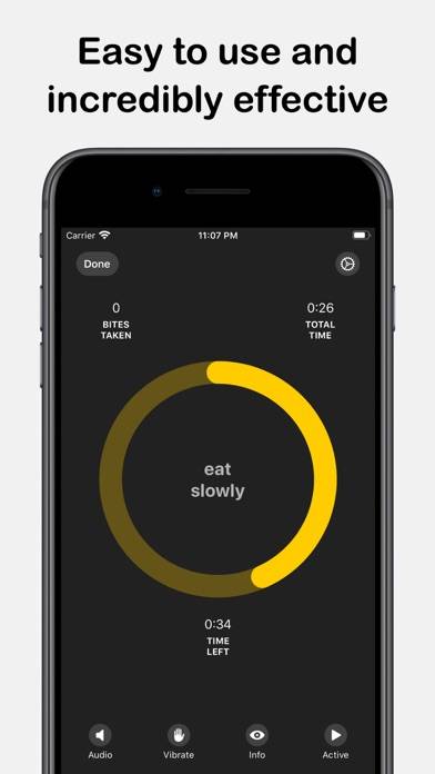 Slow Eats: Weight Loss Tool Captura de pantalla de la aplicación #3