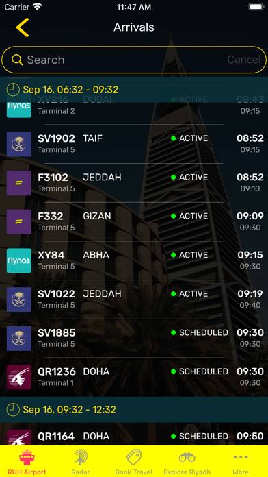 King Khalid Airport (RUH) Info App screenshot #2