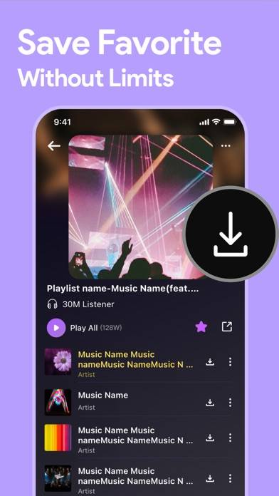 Player GR: Offline Music MP3 Uygulama ekran görüntüsü #4