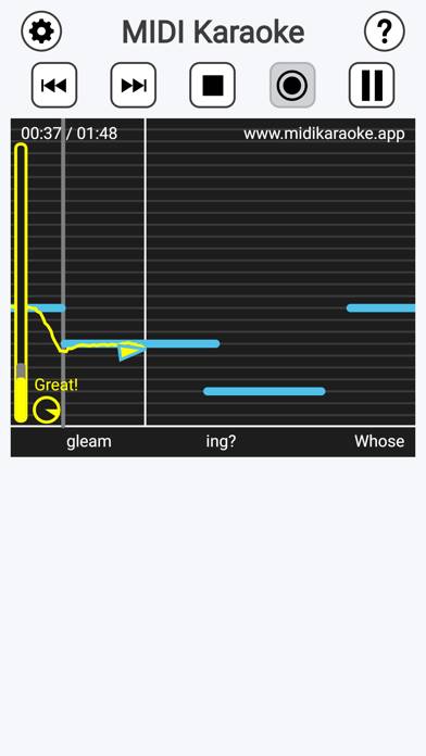 MIDI Karaoke Schermata dell'app #1