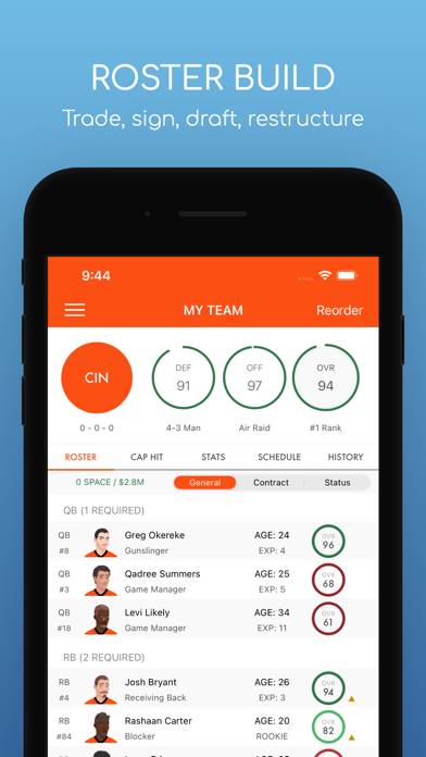 Pocket GM 3: Football Sim Schermata dell'app #4